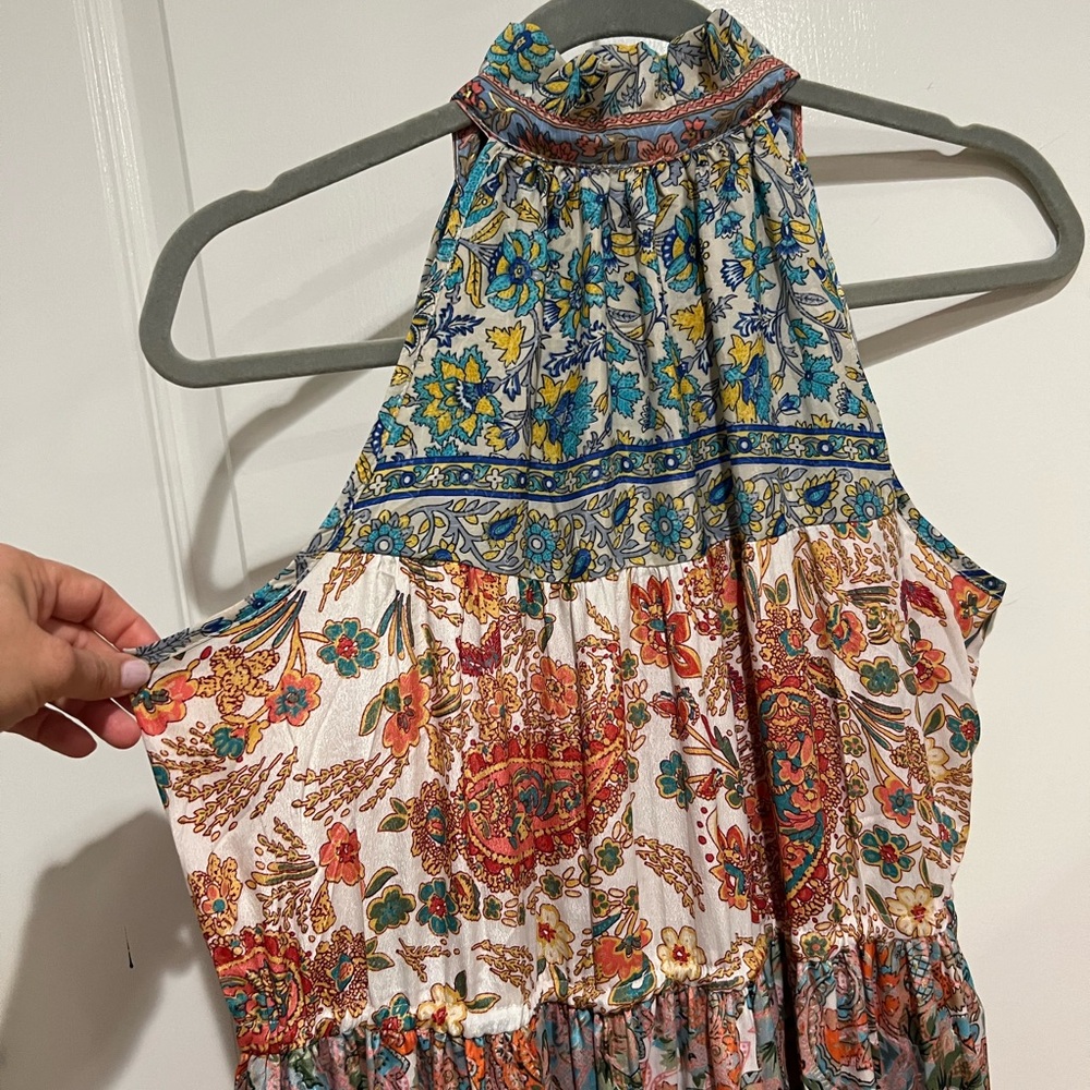 Gold & Silver bohemian dress from boutique in Provence France - Picture 8 of 9